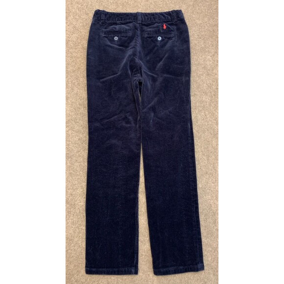 Polo Ralph Lauren Pants Boys 14 Slim Fit Straight Leg Black Cotton Chino Preppy - Picture 3 of 8